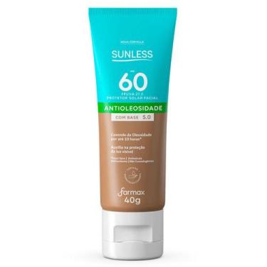 Imagem de Protetor Solar Facial Sunless FPS 60 Cor 5.0 40g