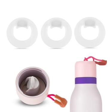 Imagem de 3 peças de substituição de tampa de garrafa de água para Owala FreeSip Twist 510 g 680 g, garrafa de água de silicone, tampa superior, vedação para acessórios Owala FreeSip Twist Series, sem BPA