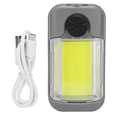 Imagem de XPG COB Luz de trabalho USB recarregável lanterna dobrável lanterna de emergência acampamento luz portátil para aventura ao ar livre acampamento caminhadas material ABS preto 10,5 cm 6 cm 4 cm 198 g