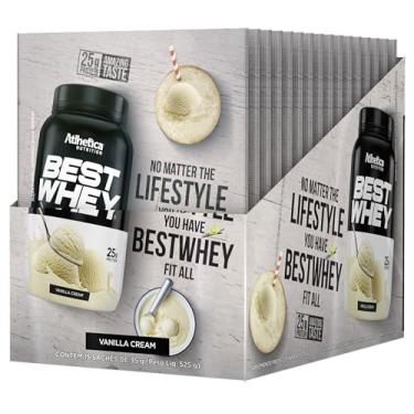 Imagem de Atlhetica Nutrition Best Whey Sachê (15 Sachês - 35G) - Sabor Baunilha