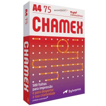 Imagem de Folha de Papel A4 Resma com 500 unidades Super Branco - Chamex