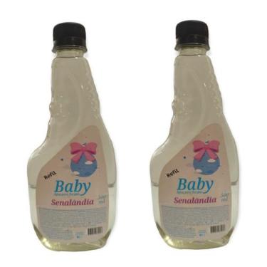 Imagem de 2 Água de Tecido Refil 500ml Facilitador Para Passar Roupa Perfumar Te