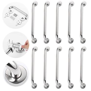 Imagem de Barra Alça Apoio Corrimão Banheiro Inox 40cm Top Alta Qualidade Inox 1