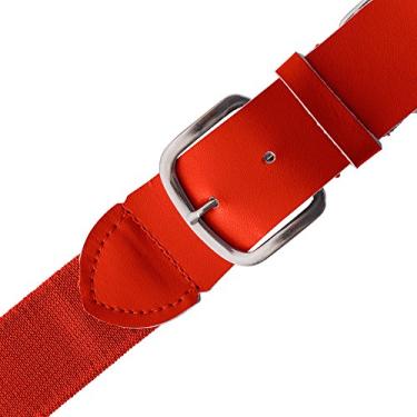 Imagem de Champion Sports Cinto elástico ajustável de uniforme juvenil para adultos – 3,8 cm de largura – para beisebol, softbol e mais, laranja, juvenil (45-81 cm)
