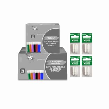 Imagem de Cartuchos Premium Marcador Quadro Branco 36uni + 12 Ponta Pilot