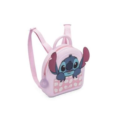 Imagem de Bolsa Infantil Mini Melissa Backpack Stitch, Rosa