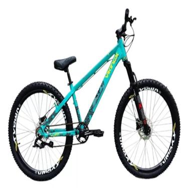 Imagem de Bicicleta  Vikingx Azul Tribal Aro 26 Single Wheeling Freio Hidráulico 