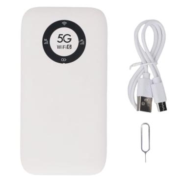Imagem de 5G WiFi 6 Mobile Hotspot, Roteador 5G Com Slot para Cartão SIM, Roteador de Viagem Portátil Suporta 16 Usuários, Bateria de 7100mAh, para Tablet por Telefone (Dpofirs0r3h68nkd2-12)
