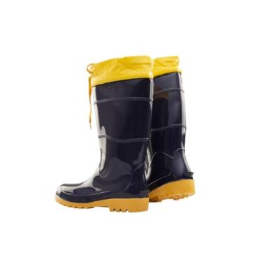 Imagem de Bota Galocha Baspan Pvc Nautica Impermeavel Cano Longo (Nautica, BR, Adulto, Numérico, 41)