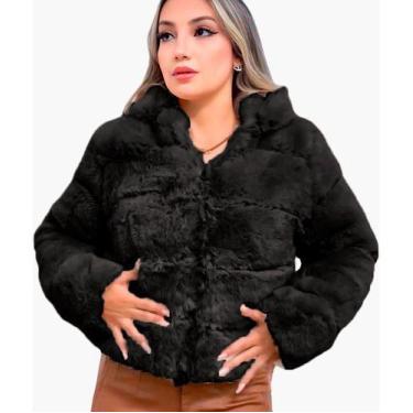 Imagem de Jaqueta Feminina Bobojaco De Pelucia Puffer Com Capuz - Bucci Boutique