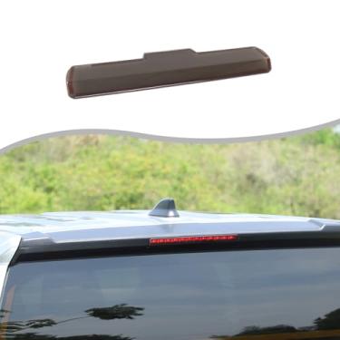 Imagem de Capa de luz de freio de luz traseira matizada para Toyota Tacoma 2024 2025, terceiro centro de freio traseiro de montagem alta lâmpada de parada de lente fumê guarnição da tampa da lente