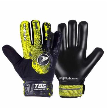 Imagem de Luva de Goleiro Infantil Poker 7 Training Basic Junior, Amarelo, Preto