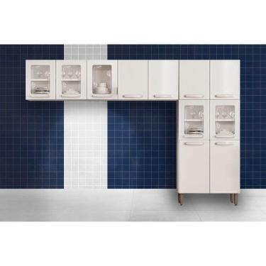 Imagem de Cozinha Modulada Bertolini Evidence 3 Peças (2Aéreos+1Paneleiro) CPT53 Branco-Bertolini