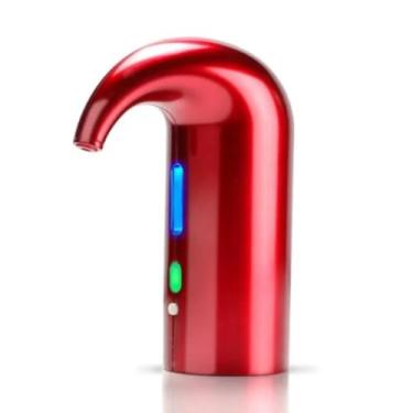Imagem de DISPENSER DE VINHO ELETRICO AERADOR DECANTADOR AUTOMATICO BOMBA VERMELHA GARRAFA INTELIGENTE RECARREGAVEL