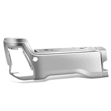 Imagem de DNA MOTORING Para-choque traseiro esquerdo compatível com Ford F250 SD 2023-2025, F350 SD, F450 SD, com orifícios para sensor de estacionamento, FO1103306, cromado, BUMP-R-F25023-C-02-CH-L