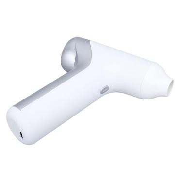 Imagem de Naroote Mini Jet Duster, Soprador Portátil Portátil Confortável 98000 Rpm para Teclados de Computador (Cinza branco)