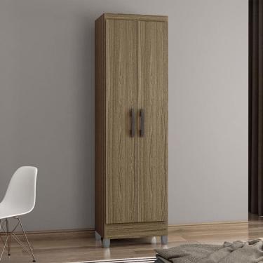 Imagem de Armário Multiuso com Pés 2 Portas Slim Poquema