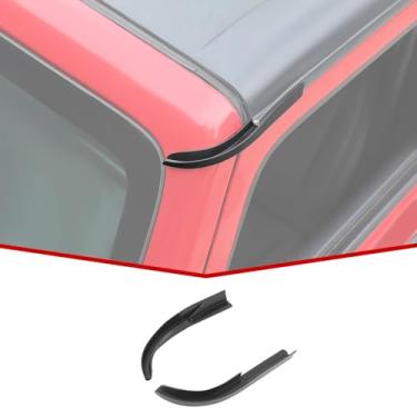 Imagem de JeCar Extensão de calha de chuva Hardtop acessórios externos compatíveis com Jeep Wrangler 2011-2018 JK JKU Sports Sahara Rubicon X