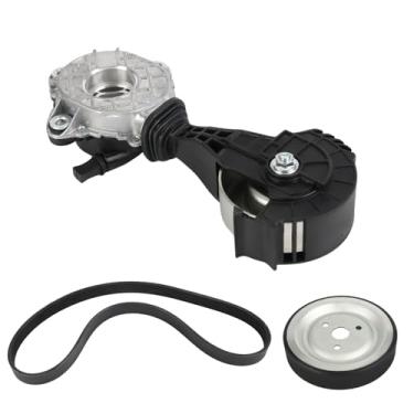 Imagem de VANJING Kit tensor de correia Serpentine Friction Idler Friction com bomba de água compatível com Mini Cooper, Cooper Paceman, Cooper Countryman 2007-2016 Substituição para 11517545958 11287598833