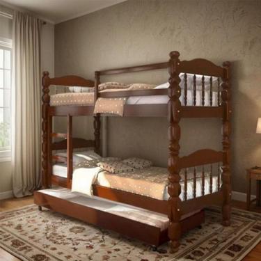 Imagem de Treliche Beliche Cama Robusta Torneada Madeira Maciça - Digo.Casa