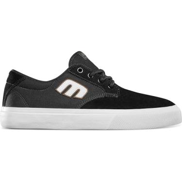 Imagem de Etnies Tênis de skate masculino Barge Plus cano baixo, Preto/branco, 45