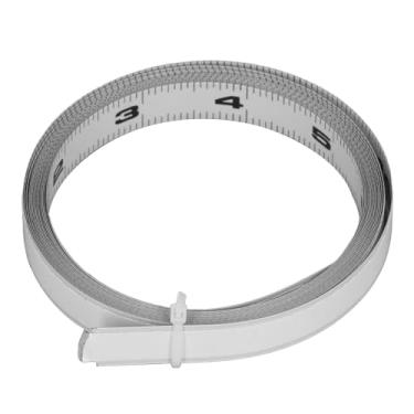 Imagem de Fita adesiva Auto -adesivo Medi Double Scales Aço de aço carbono Fita de medição com acabamento eletroplinado para serra de mesa Workbench 12ft 144 polegas