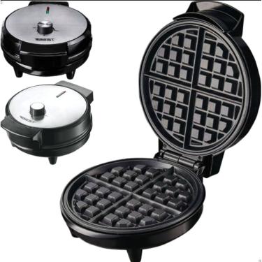 Imagem de Maquina de Waffles e Panquecas 1000W Antiaderente Inox 220V