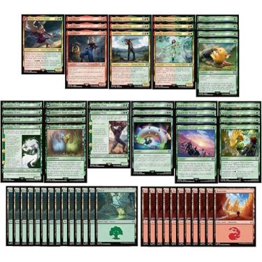 Imagem de Final Fantasy Magic The Gathering Deck - Gruul Landfall - Green Red - Very Powerful - Modern Legal - Custom Built - 60 Card MTG!