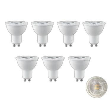 Imagem de 7 Lampada Led 6W Mr16 Branco Neutro Dicroica 4000K Lup10
