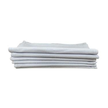 Imagem de Pano de Prato Branco 41x66cm com Bainha 62g com 6 unidades - CAEBI