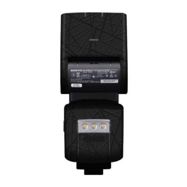 Imagem de HVL-F60RM Película de vinil anti-arranhões Casaco protetor de câmera Flash Adesivo Wrap Film Body Protector Decalque Skin para Sony HVL-F60RM (Cruz Ultra Preto)