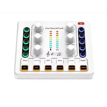 Imagem de Mesa De Som Canal Duplo Digital Mixer Ideal Live MPS001 - Tomate