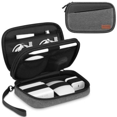 Imagem de Bolsa eletrônica de viagem FINPAC Portable Cable Organizer Grey