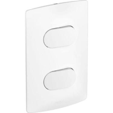 Imagem de Conjunto interruptor simples paralelo 10a 2x4 branco 663114 nereya - p