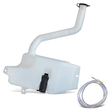 Imagem de DNA Motoring OEM-WT-GM1288110 Reservatório de fluido de lavadora de para-brisa estilo fábrica com bomba e tampa compatível com Pontiac GTO 2004-2006