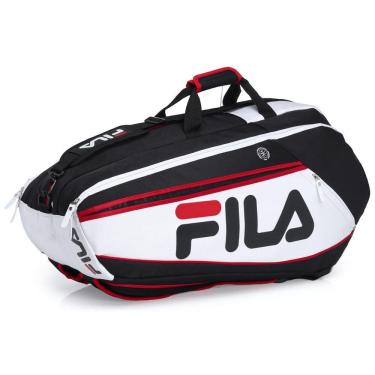 Imagem de Raqueteira Fila Vincitori Preto Branco E Vermelho