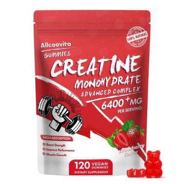 Imagem de Gomas de monohidrato de creatina Allcoovita 120 Gummies