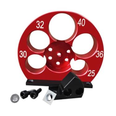 Imagem de Fenteer Kit de Gabarito para Fabricação de Cavilhas, Ferramenta Auxiliar, Suprimentos de Liga de Alumínio, 5 Furos Ajustáveis