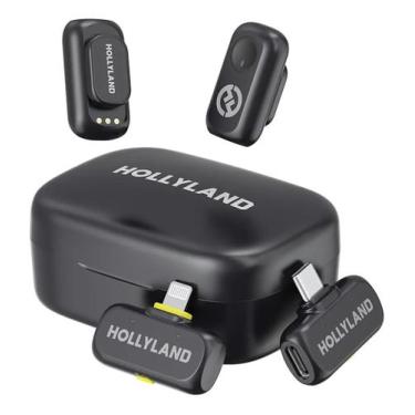 Imagem de Microfones Hollyland Lark A1 Combo Preto P/ iPhone e Android, 06973241