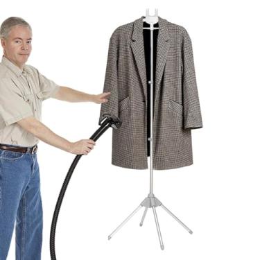 Imagem de Rrlihjgu Cabide de roupas para cozinhar roupas, suporte portátil para vaporizador de | Rack de de altura ajustável para engomar suporte giratório para,Suporte de dobráveis