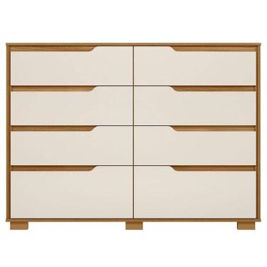 Imagem de Cômoda Gaveteiro Georgia Freijó Off White - Moval