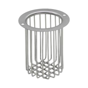 Imagem de predolo Protetores de calhas para calhas, protetores de calhas, resistentes à ferrugem, rede antibloqueio resistente, cobertura de drenagem de telhado de aço, 8.7 Cm X 8.7 Cm X