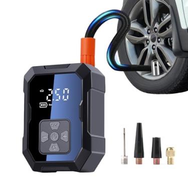 Imagem de Wzxlj.Y Wzxlj. Y Inflador De Pneus Portátil - Compressor Ar Inflação Rápida, Bomba Sem Fio 150 Psi Com Luz Led, Carregador Elétrico Para Bicicleta, Motocicleta, Bola E Infláveis