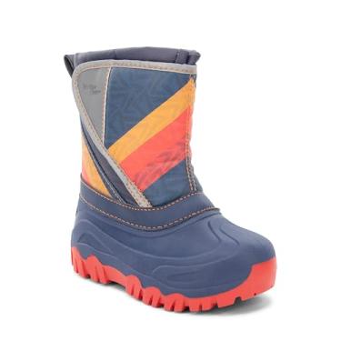 Imagem de Western Chief Bota masculina Selah pele sintética para clima frio neve, Azul marino, 18