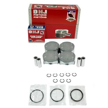 Imagem de DNJ Kit de pistão e anel PRK345 para Chevrolet Cruze Cruze Limited Sonic 1.8L L4 16V DOHC 1796cc