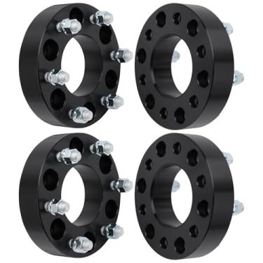 Imagem de IRONTEK Espaçadores de roda de 6 x 135 mm a 6 x 139,7 mm adequados para Ford 2003-2014 Expedition/ 2004-2014 F-150, para Lincoln 2006-2014 Mark LT/ 2003-2014 Navigator, passo de rosca forjado de 3,8