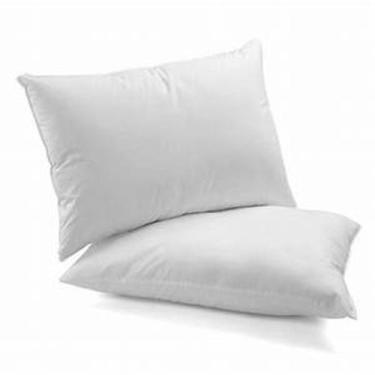 Imagem de KIt 4 Travesseiros Fibra Siliconada Antialérgico 45x65cm - FF Enxovais