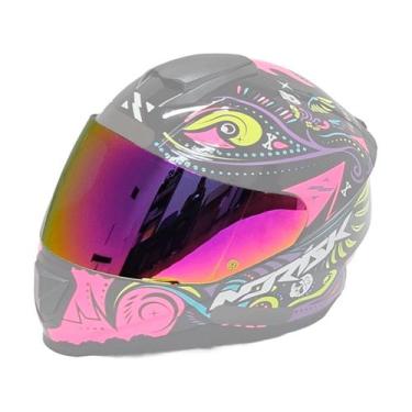 Imagem de Viseira Capacete Norisk Ff391 Ff369 Razor Revo Pink - VMV, Pink