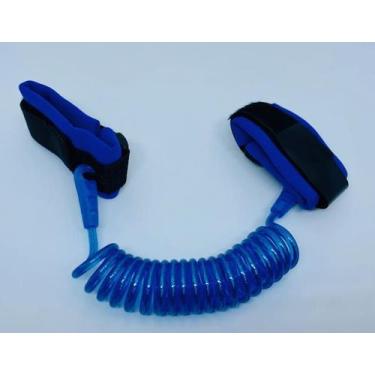 Imagem de Pulseira de Segurança Infantil Anti-Perda - Guia de Pulso - 1,5m - Azu