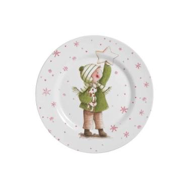 Imagem de JOGO DE PRATOS PARA SOBREMESA SWEET CHRISTMAS-B C/6 UND 1ªL - ALLEANZA